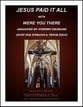 Jesus Paid It All (with Were You There) Vocal Solo & Collections sheet music cover